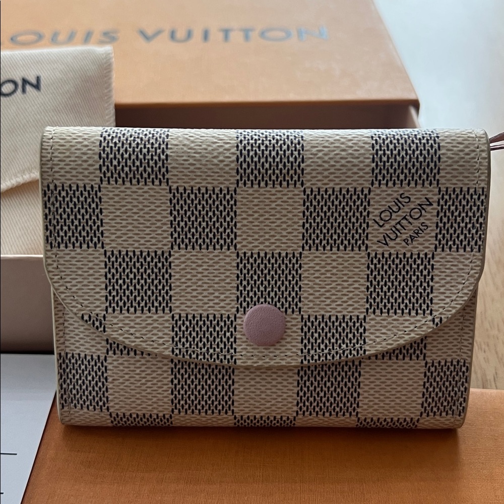 Louis Vuitton Rosalie coin pursue Damier Azur